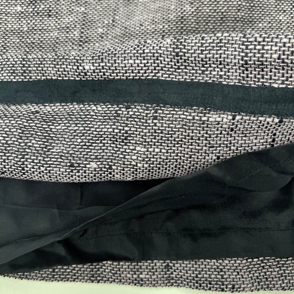 Linda Allard Ellen Tracy Linen Blend Skirt Womens 22 Lavender Purple Tweed NEW - Picture 8 of 11